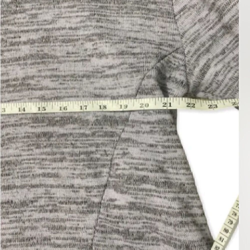 Anthropologie Saturday Sunday Women's Gray Space Dye Cowl Neck Sweater M - Picture 5 of 8